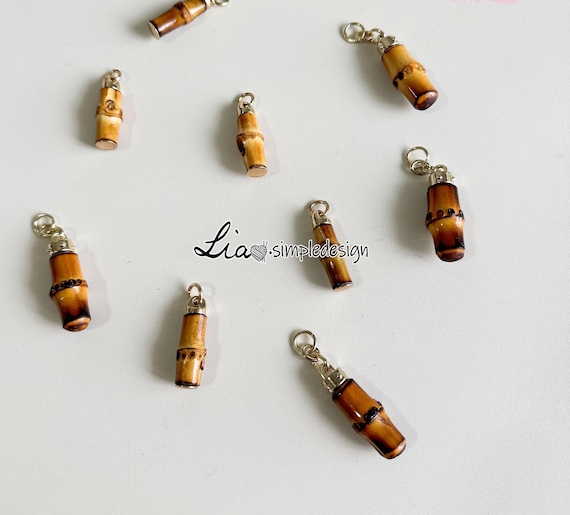 アクセサリー rbrb0013 GARNICrockery Bamboo Pierce 1 Pc Bamboo Metal Purse Lock Turn Lock Twist Lock Handbag Purse
