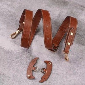 Emballage en cuir de haute qualité « Sac Longchamp S/M/L », bandoulière en cuir, poignée de rechange, bandoulière en métal, A-50/JD-3674
