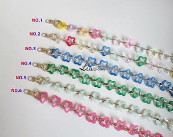 Acrylic High Quality Purse Chain, Metal Shoulder Handbag Strap, Replacement Handle Chain, Metal Crossbody Bag Chain Strap, LD-223845