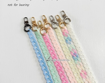Acrylic High Quality Purse Chain, Metal Shoulder Handbag Strap, Replacement Handle Chain, Metal Crossbody Bag Chain Strap,LD-223476