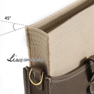 Organizador de bolsos de 2 tamaños, compatible con la bolsa "Mini Evelyn Bag", 16 x 29, moldeador de bolsos de fieltro premium, moldeador de bolsos, forro para bolsos, JD-222652