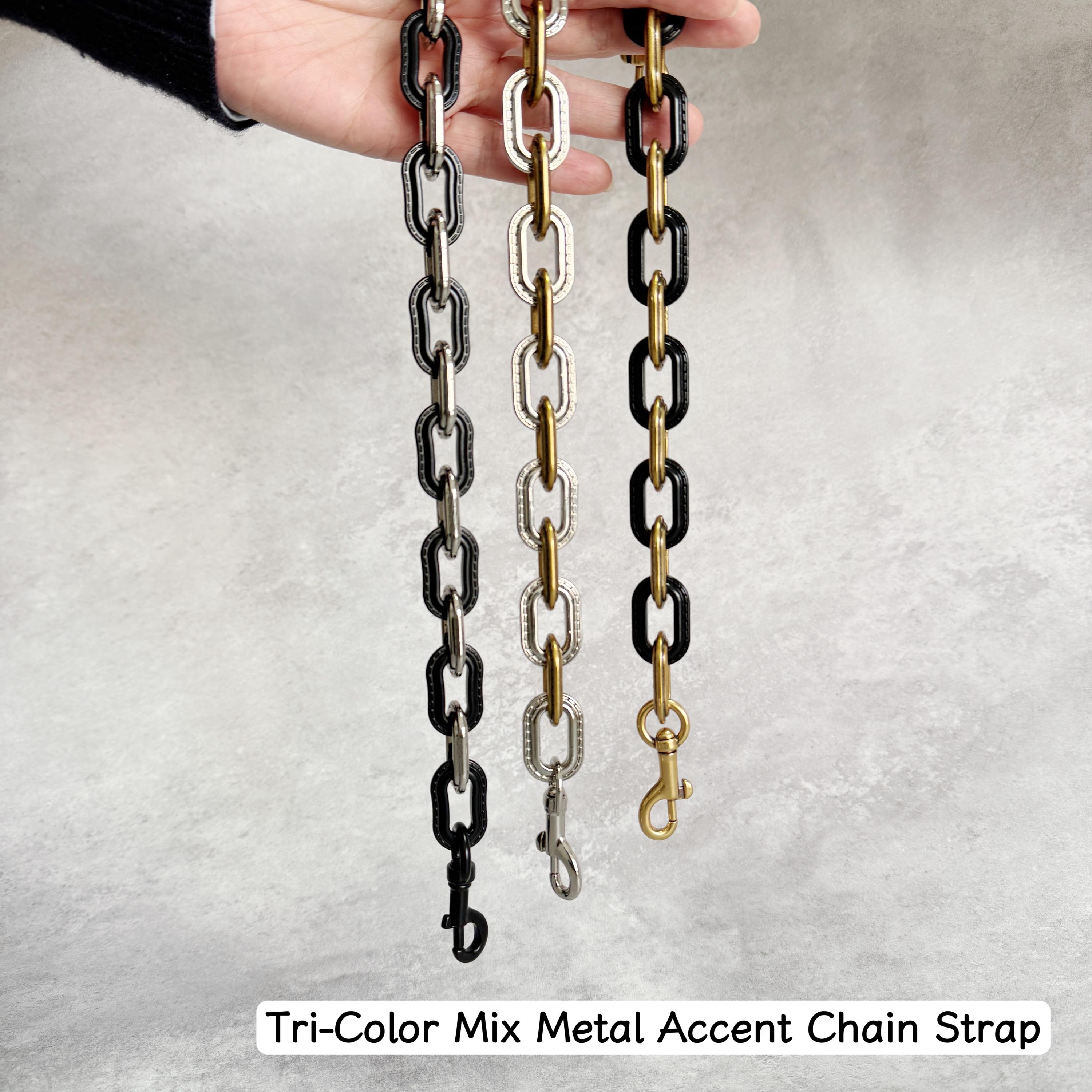 Multi Color Metallic Chain Strap,adjustable & Detachable