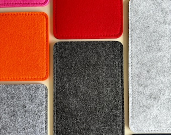 Custom Felt Fabric Phone Case,Gift for Him Her,Soft Felt iPhone 14 15 16 Pro Sleeve,Felt Phone Cover, Samsung sleeve,Android sleeve,JD-3727