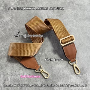 Correa de lona para bolso de 3,8 cm (1 1/2 pulgada), correa de lona de alta calidad, correa de lona para bolso de hombro, asa de repuesto, accesorios para bolsos, JD-222607