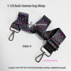 Correa de lona para bolso de 13 colores, 3,8 cm (1 1/2 pulgada), de alta calidad, para hombro, con asa de repuesto, accesorio para bolso, JD-222210