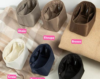 2 Size Purse Organizer Insert Fit "Picotin Lock 18 22 Bag" Pouch 18 22 Handbag Shaper Premium Felt,Bag Shaper,Bag Liner, JD-224055