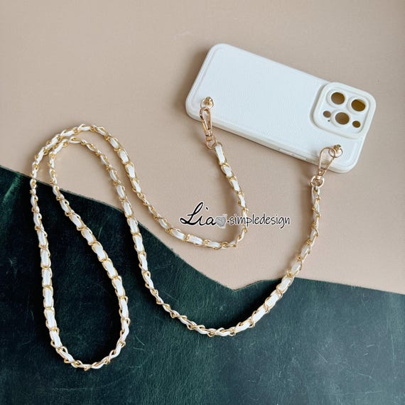 High Quality Slim iPhone Case with Metal Strap,Metal Shoulder iPhone Strap,Purse Replacement Crossbody Chain,iPhone accessories,MC-136