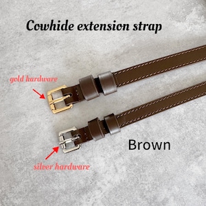 2 CM Hochwertiges Echtleder, Leder Stellen Sie die Schnalle, Metallschulterverlängerung Handtasche Gurt, Taschengurt, Taschenzubehör,JD-222499