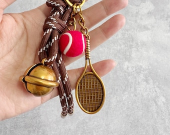 Old gold High Quality Purse Braided rope Bag Charm, Metal Shoulder Handbag Charm, Bag Charm, Cute,Kawaii,Gift, Bag Accessories, JD-223962