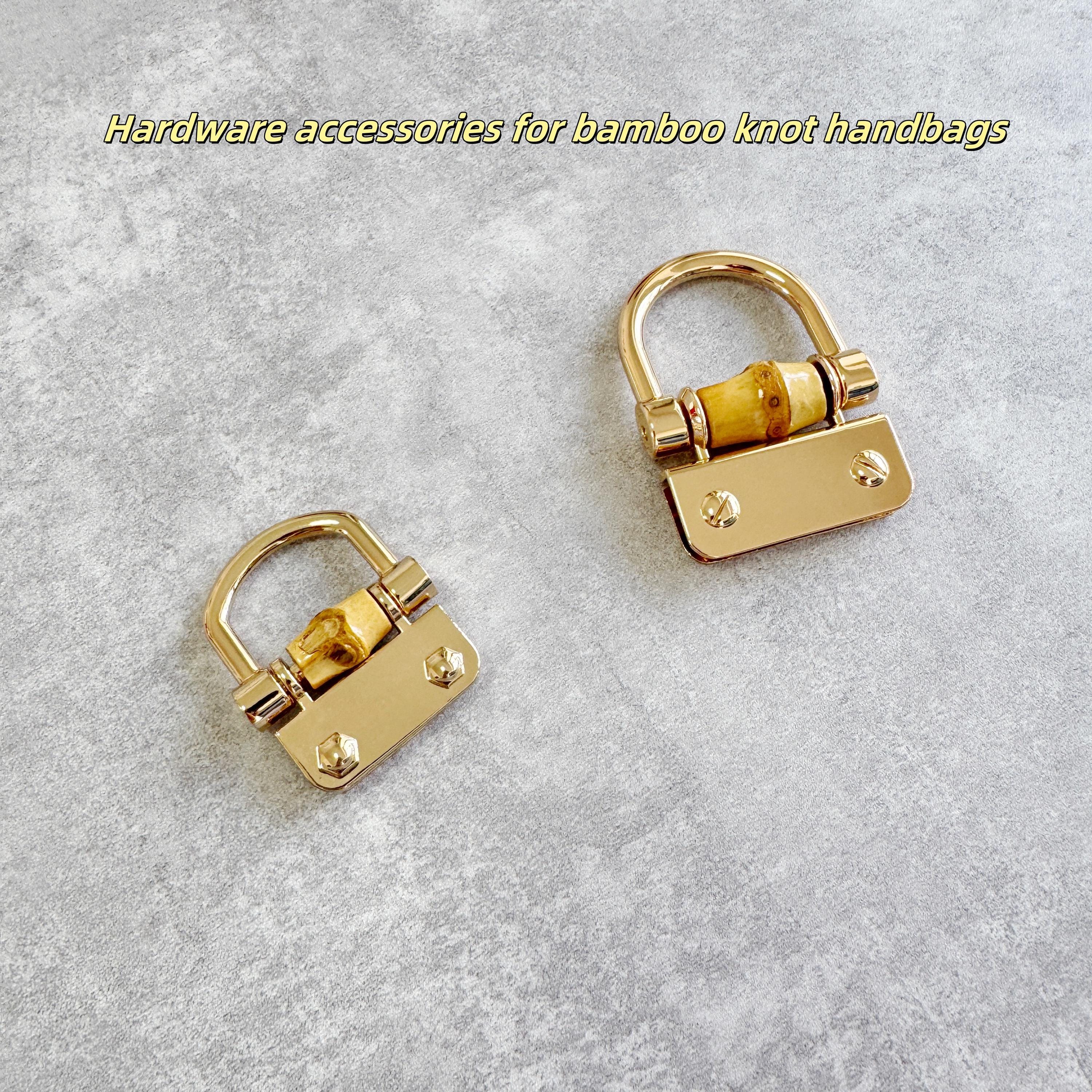 1 Pc Bamboo Metal Purse Lock Turn Lock Twist Lock Handbag Purse
