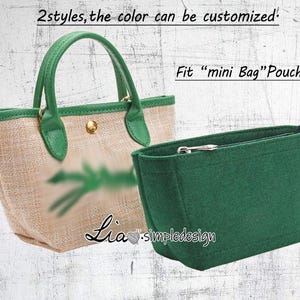 Purse Organizer Insert Fit &quot;Mini Bag&quot; Pouch Handbag Shaper Premium Felt,Bag Shaper,Bag Liner, JD-222934