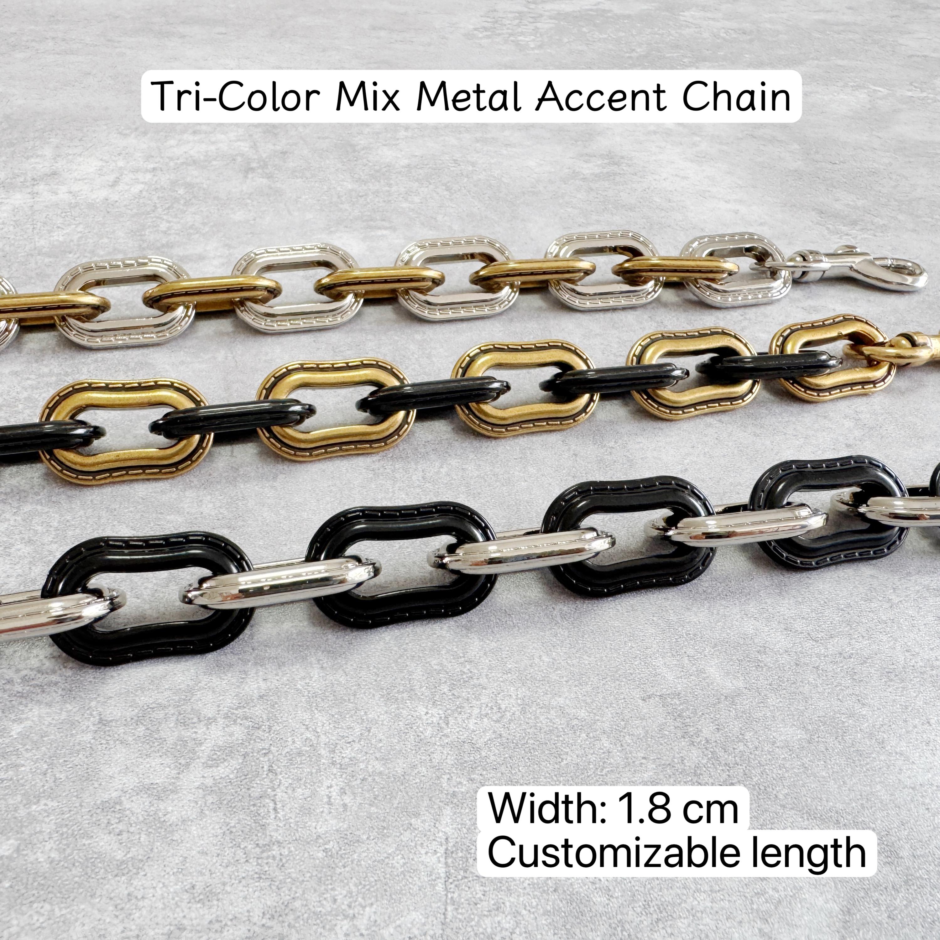 Multi Color Metallic Chain Strap,adjustable & Detachable