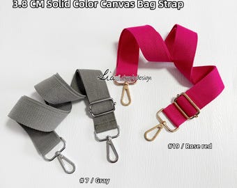 19 Color, 3.8CM Canvas Bag Strap,High Quality Canvas Strap,Canvas Shoulder Handbag Strap,Replacement Handle ,Bag Accessories, JD-22777