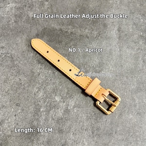 Hebilla ajustable de cuero de grano completo de alta calidad, correa de hombro metálica para bolso, correa para bolso, accesorios para bolso, JD-222572