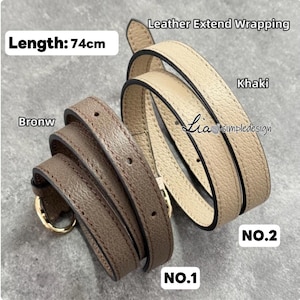 High Quality Leather Extend Wrapping, Leather Shoulder ophidia Handbag Extend Strap, Replacement Handle, Bag Accessories, JD-223121