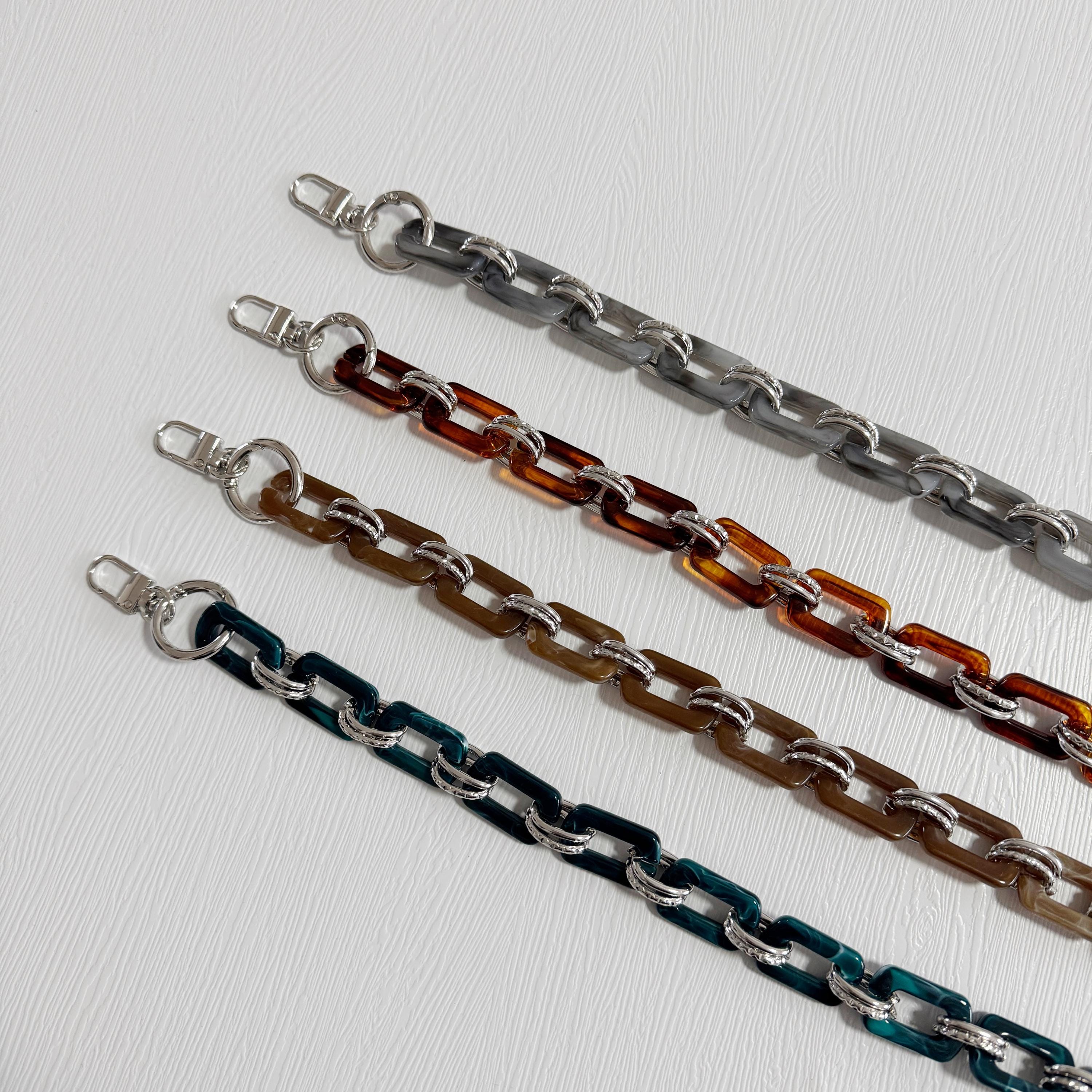 20×30mm Acrylic High Quality Purse Chain, Metal Shoulder Handbag