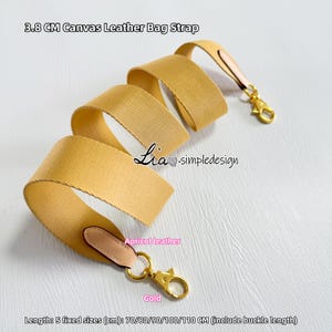 Correa de lona para bolso de 3,8 cm, correa de lona de alta calidad, correa de lona para bolso de hombro, asa de repuesto, accesorios para bolsos, JD-222735