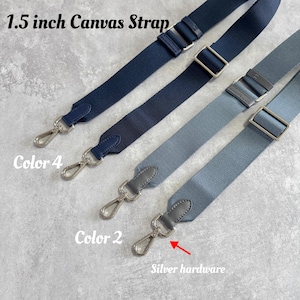 Correa de lona para bolso de 4 colores y 1,5 pulgadas, de alta calidad, para hombro, con asa de repuesto, accesorios para bolsos, JD-223935