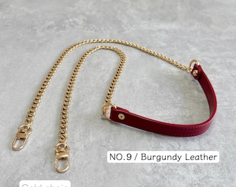 10 mm hoge kwaliteit PU-lederen portemonnee kettingriem, metalen schoudertas handtasriem, portemonnee vervangende kettingen, tasaccessoires, JD-222548