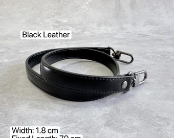 1.8CM Full Grain Leather Bag Strap, High Quality Smooth Leather