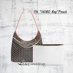 Geldbörse Organizer Insert Fit "HOBO Bag" Beutel Handtasche Shaper Premium Filz, Bag Shaper, Bag Liner, JD-223324