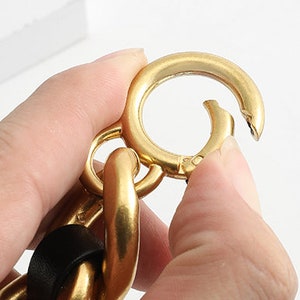 Correa de cadena para bolso de mano de cuero de cobre de alta calidad en oro viejo, correa de metal para bolso de hombro, cadenas de repuesto para bolso, accesorios para bolso, JD-222648