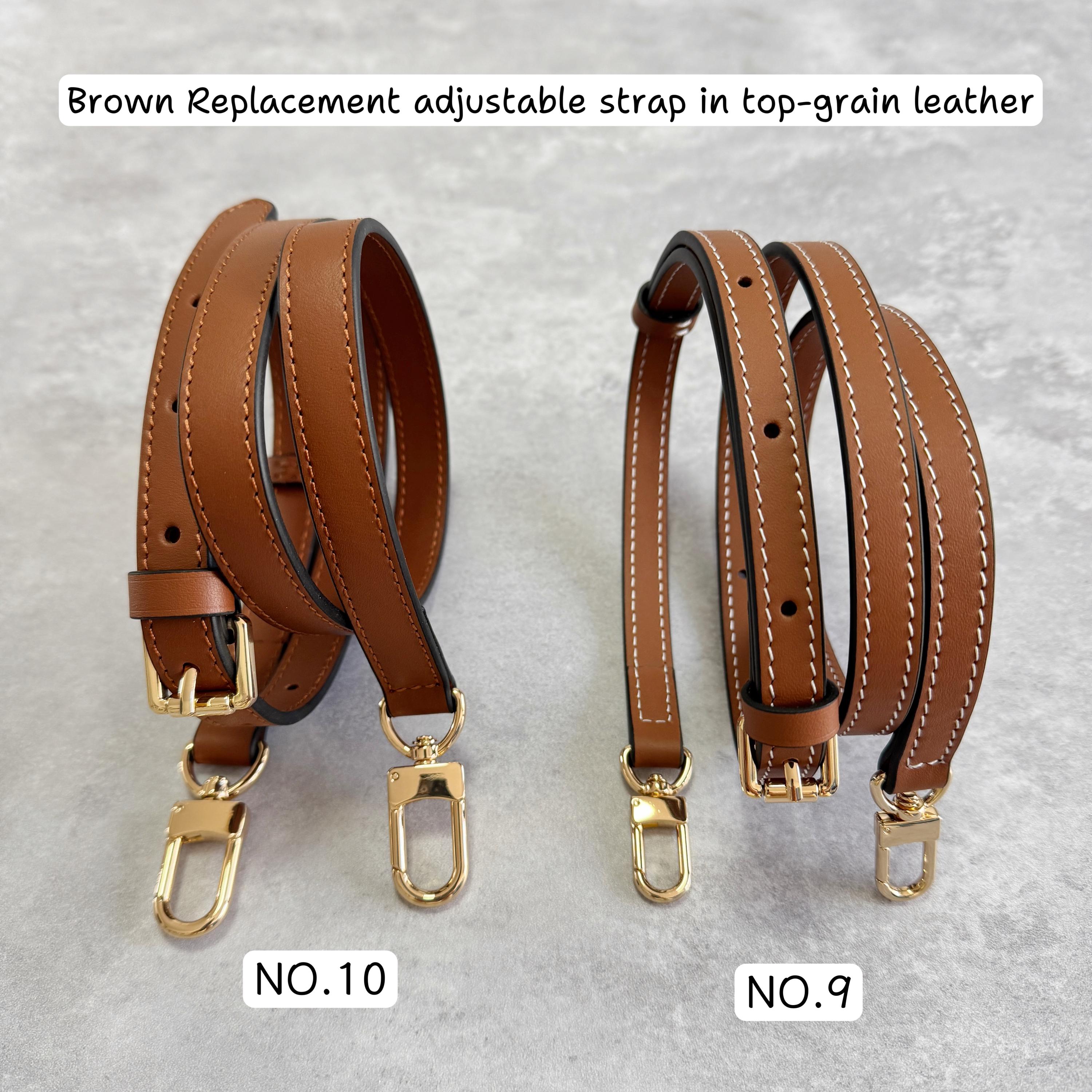 Celine Wide Leather Shoulder Strap with Brown & Black Camo Celine Bag Accessories for Women | The RealReal main image 3