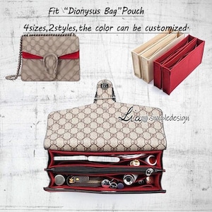 4 Größe Geldbörse Organizer Insert Fit ""Dionysus Bag" Beutel Handtasche Former Premium Filz, Bag Shaper, Bag Liner, JD-221822."