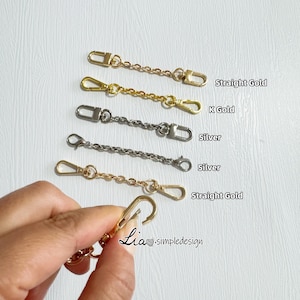 6MM High Quality Purse Extension Chain, Alloy and Iron, Metal Shoulder Extension Handbag Strap, Bag Strap, Bag Accessories, JD-222951