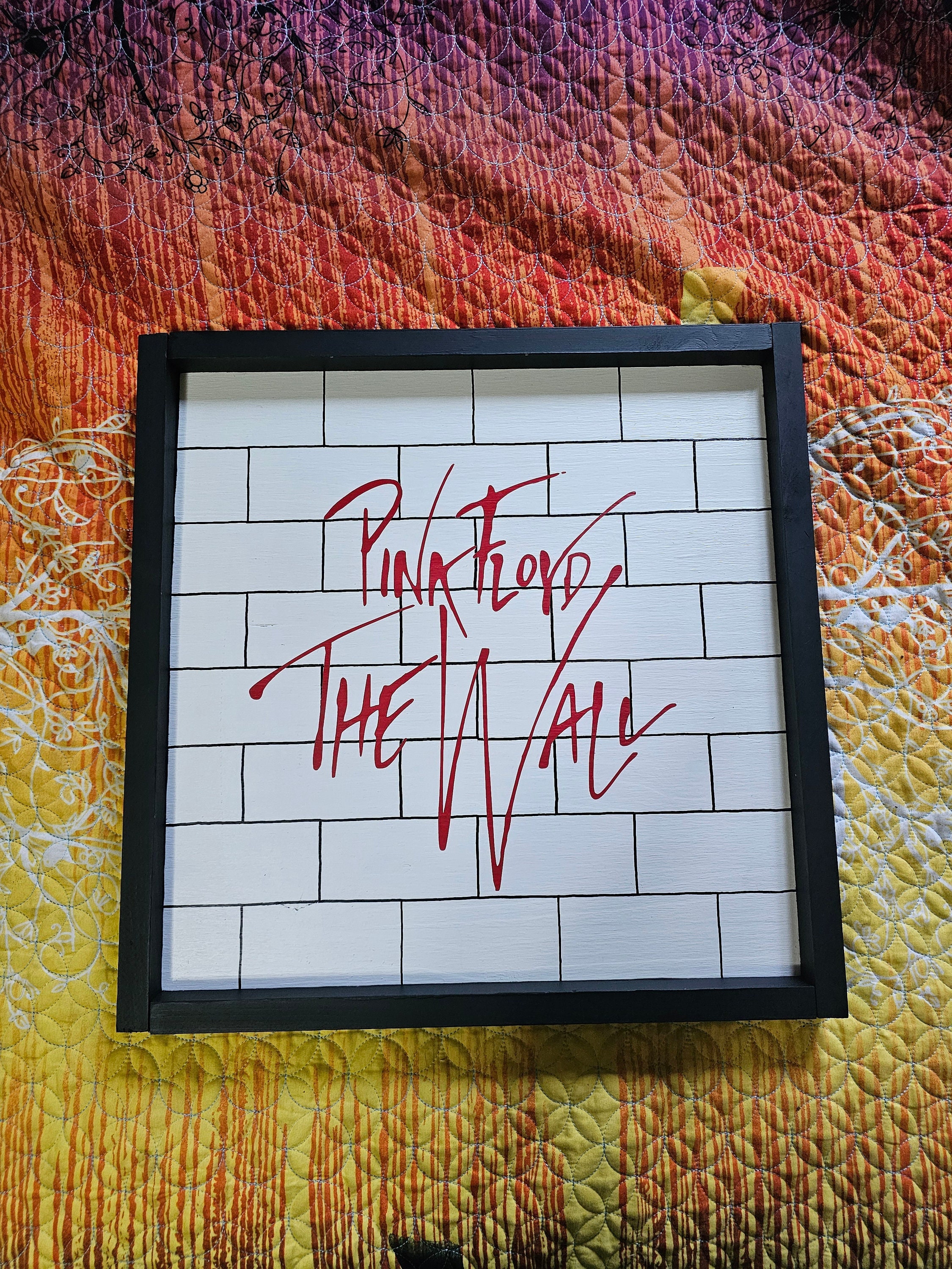 Pink Floyd the Wall Album Wooden Sign, Music Lovers Gift
