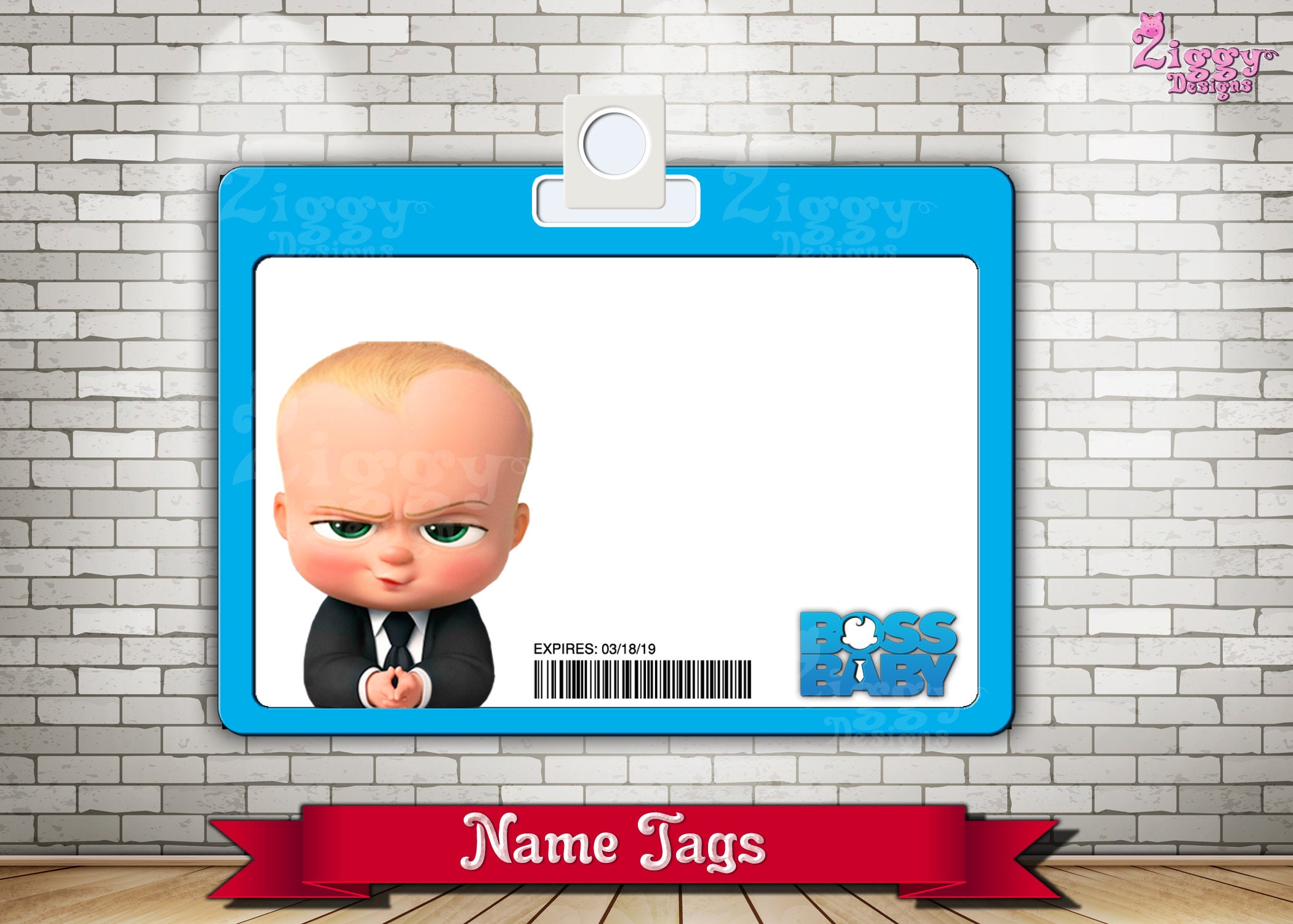 the boss baby name tags name tags the boss baby the boss