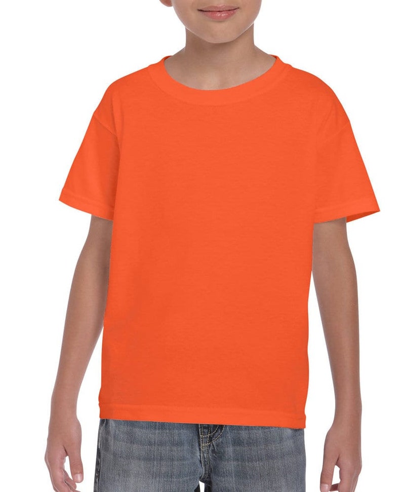 Download Gildan Plain T Shirt Blank Apparel Youth Unisex Mockup ...