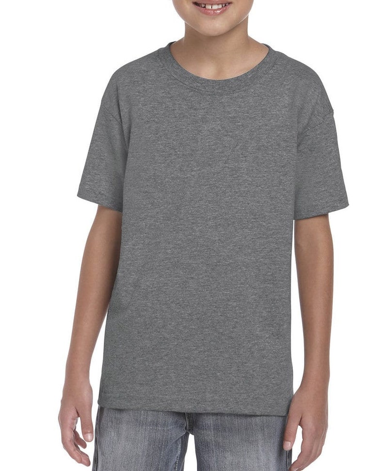 Download Gildan Plain T Shirt Blank Apparel Youth Unisex Mockup ...