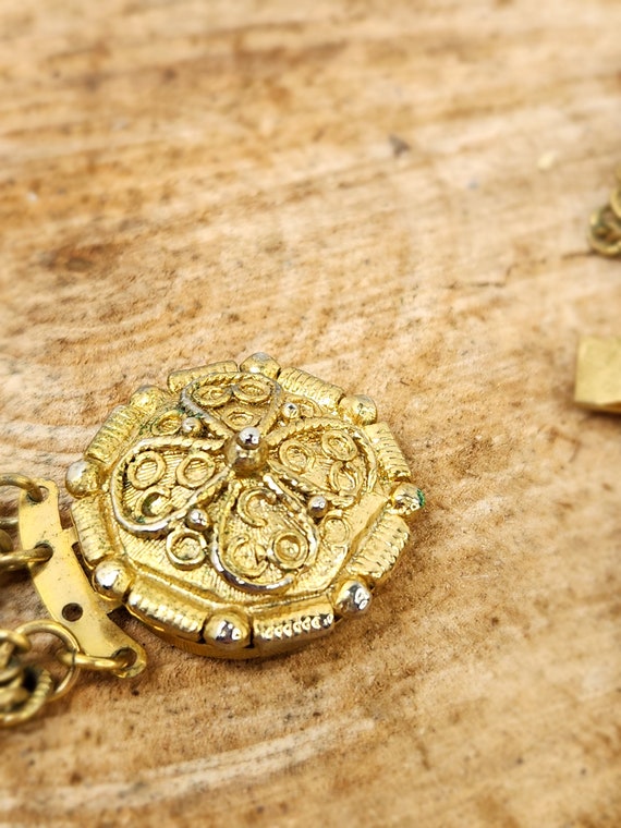 Corocraft Gold Tone  Multi-Chain Necklace - image 4