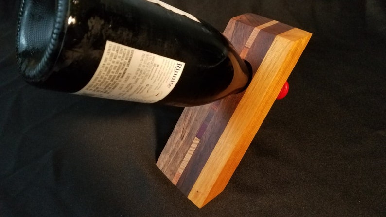 Free-Standing Balancing Wine Bottle Holder Anti-Gravity