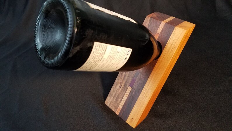 Free-Standing Balancing Wine Bottle Holder Anti-Gravity