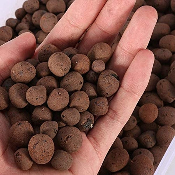 All Natural LECA Hydroponic Houseplant and Gardening Clay Pebbles Aerating Medium - 2 lbs