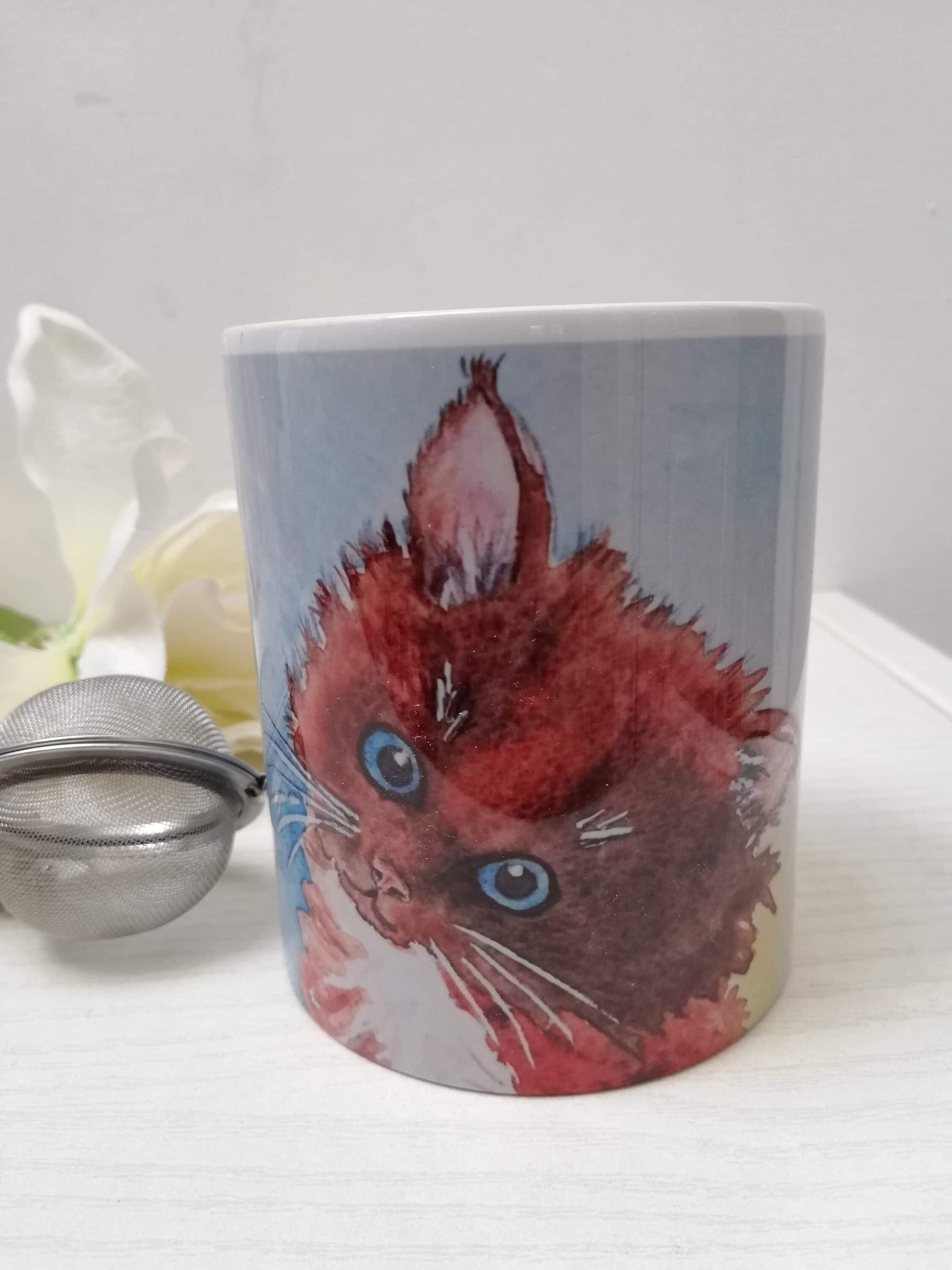 Mug Chat Linoa à L'aquarelle