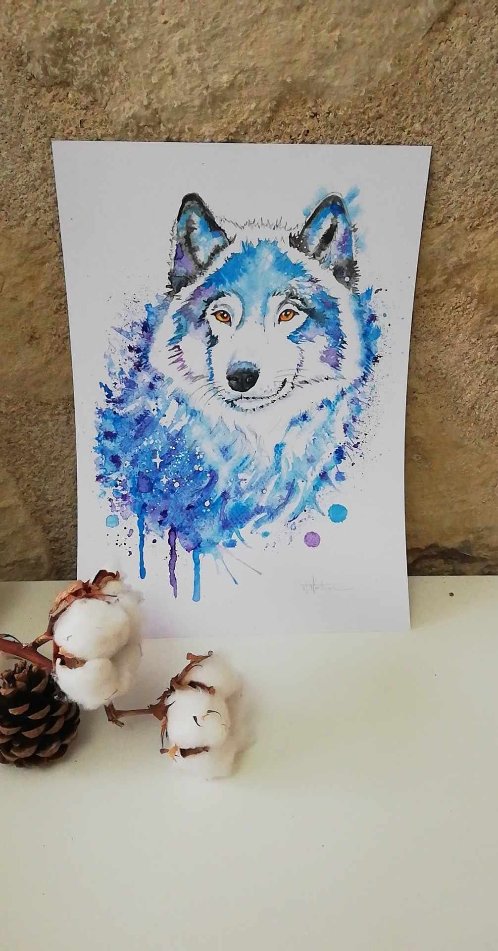 Tête Loup Cartes De Vœux & De Fêtes | FR