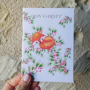 Cuaderno "Renard Lové" notas, cuaderno de contraseñas, bocetos, Bullet Journal, diario