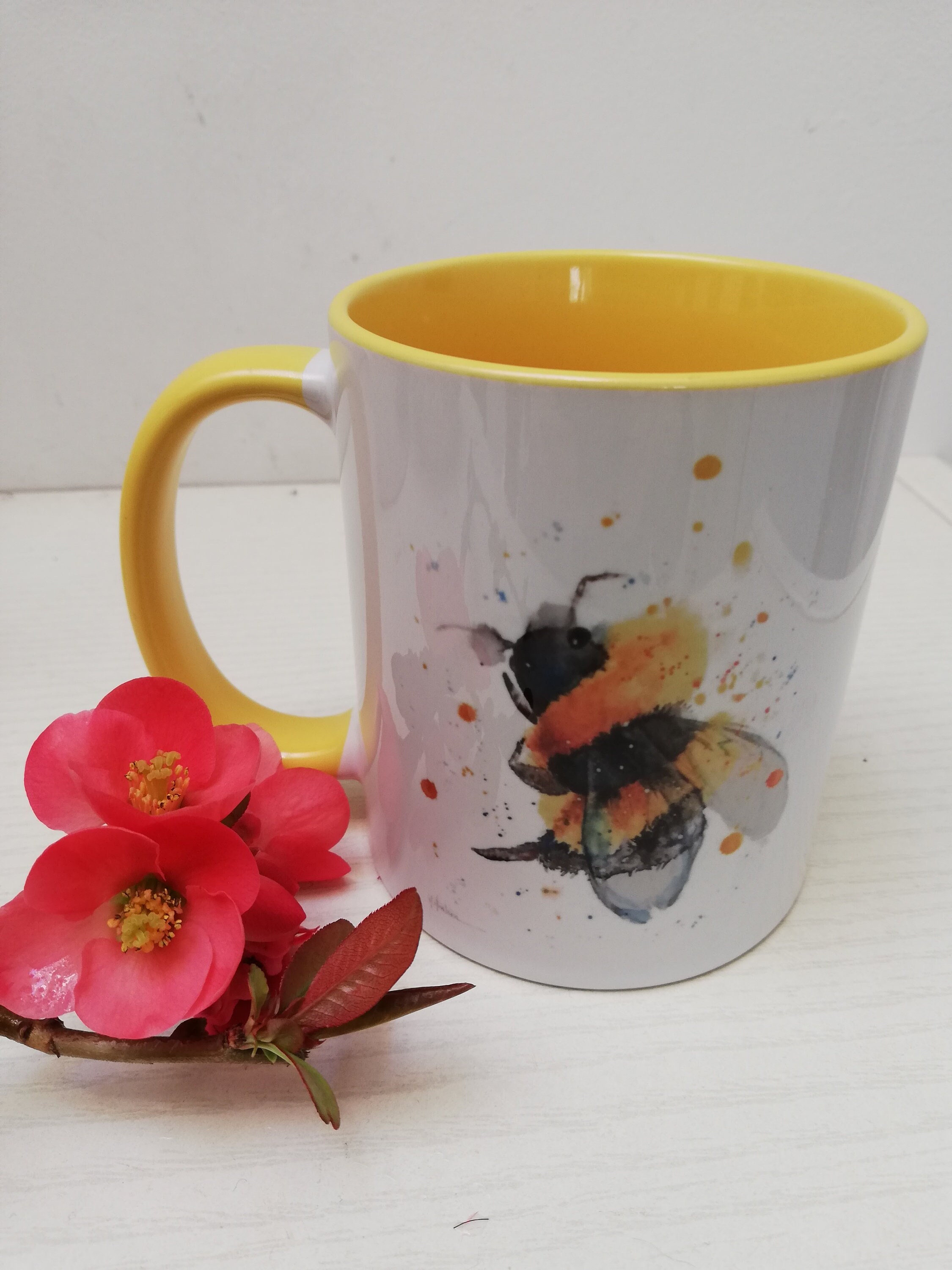 Mug Abeille de Mon Jardin à L'aquarelle et Sachet Graines Fleurs