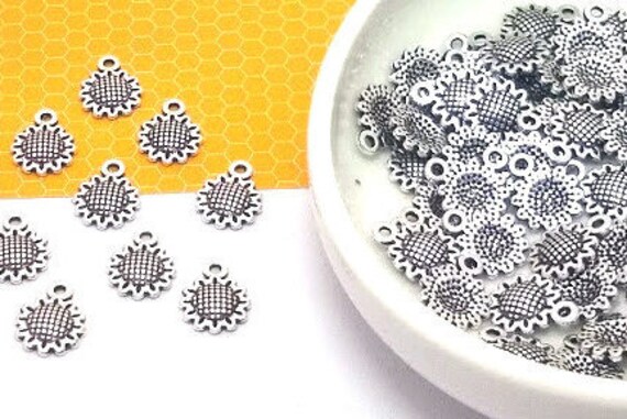 Sunflower charms shop in bulk