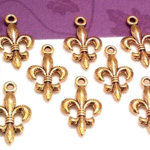 Fleur De Lis Orecchini .925 Argento Sterling