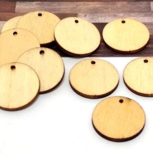 Wooden Tree Pendant Etsy