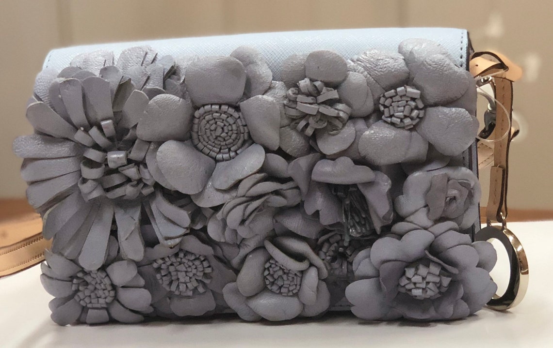 Primp My Purse OROTON Small Cross Body Bag in Baby Blue With Etsy