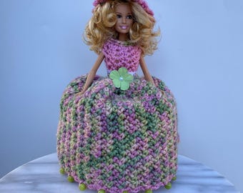 Doll Toilet Paper Covers, Bathroom Decor, Crochet Toilet Paper - Main Image