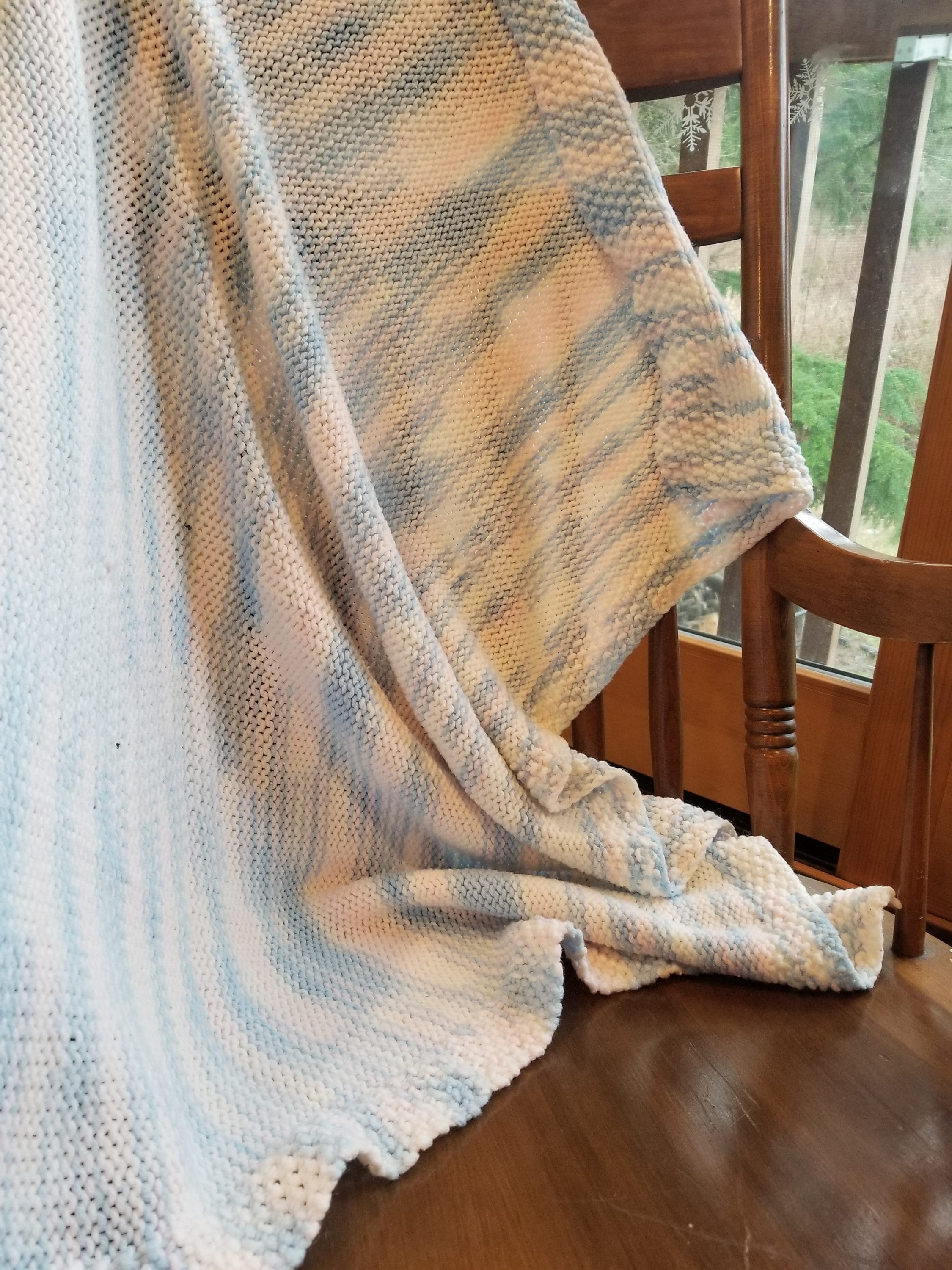 Knit Baby Blanket Etsy