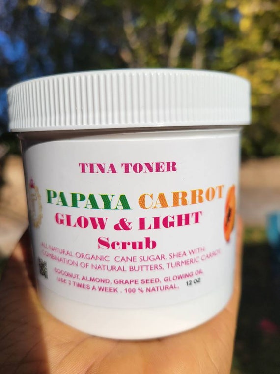 Papaya x Carrot Glow & light scrub 12 oz