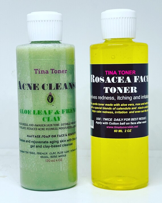 The acne cleanser and toner set