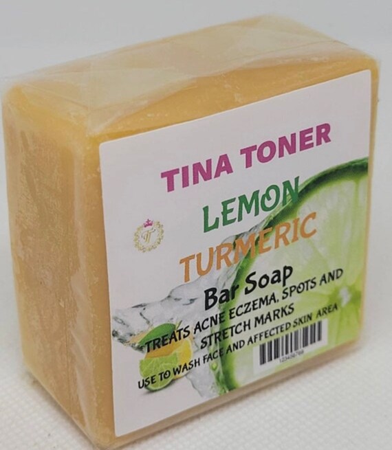 Lemon turmeric bar soap 50 piece